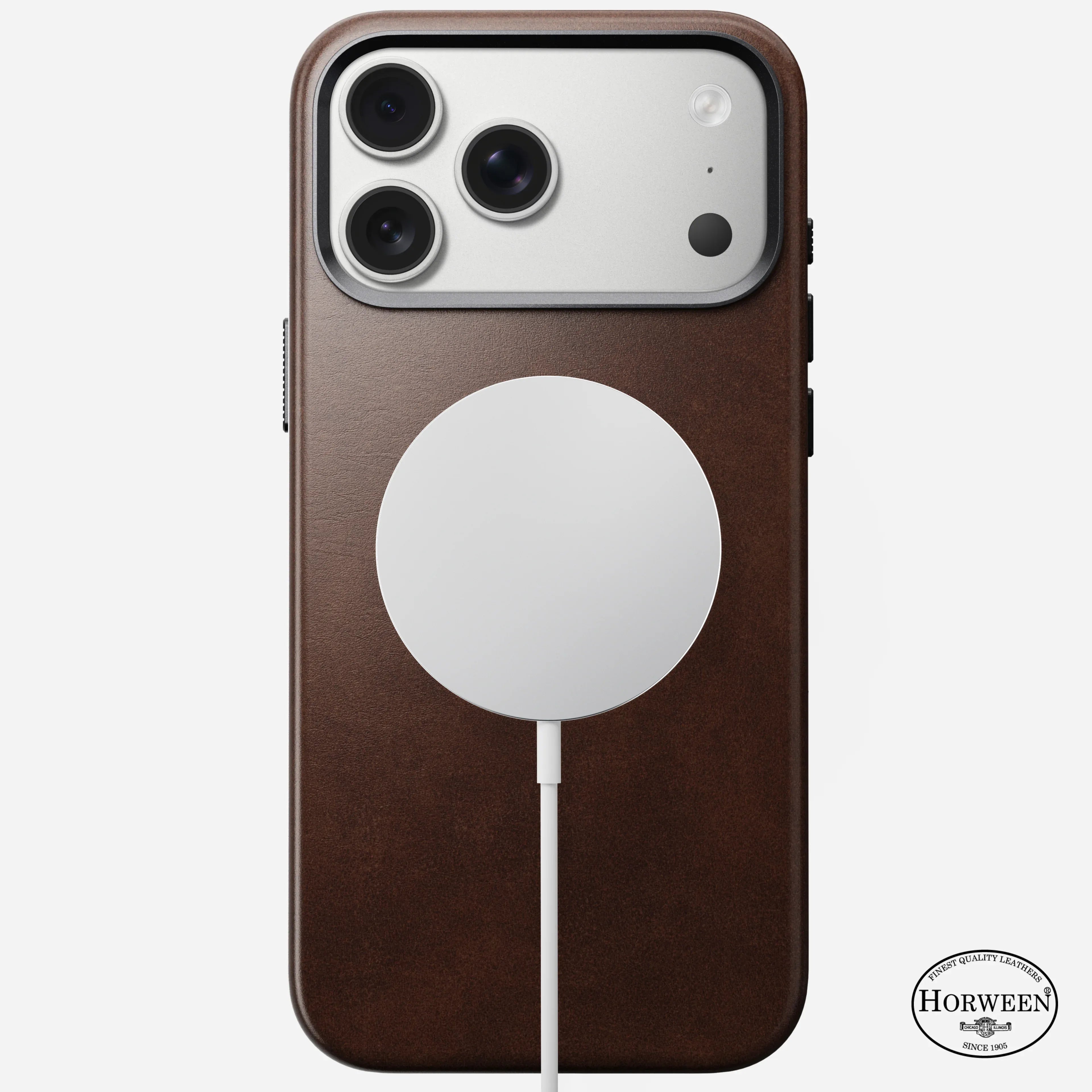 Magnetic Leather Back